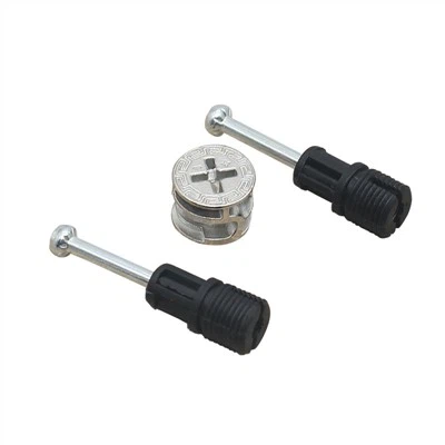 Connettori per mobili con dado a mezza luna in lega